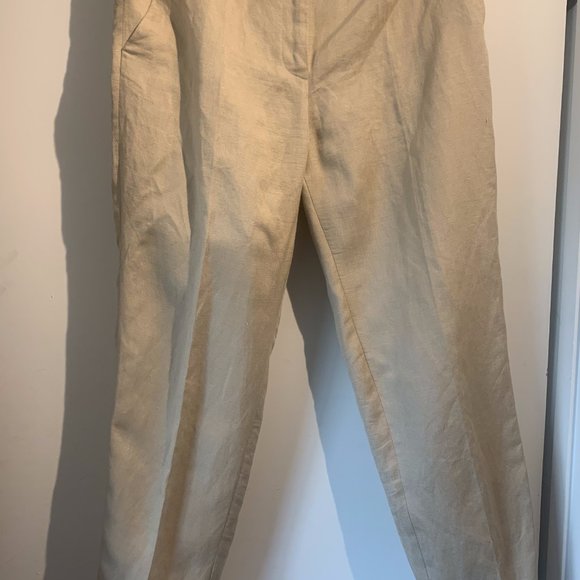 & Other Stories tapered cotton trousers (beige) - Picture 3 of 9